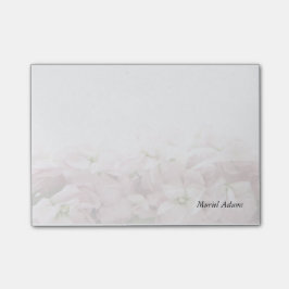 Den rosa vår blommor bleknar post-it block