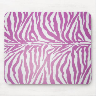 Den rosa zebra tryck skor musmatta
