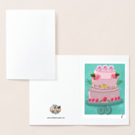 Den Rosafesten Folierat Kort