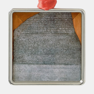 Den Rosetta stenen, från fortSt. Julien, Julgransprydnad Metall