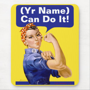 Den Rosie riveteren "(____) kan göra den! ", Musmatta