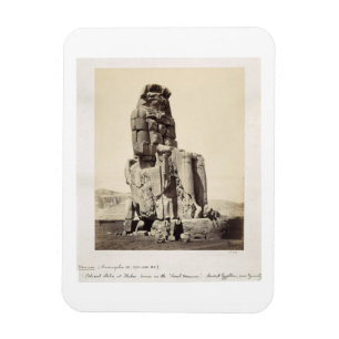 "Den röst- Memnonen", kolossal staty av Amenhotep Magnet