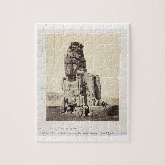 "Den röst- Memnonen", kolossal staty av Amenhotep Pussel (Vertikal)