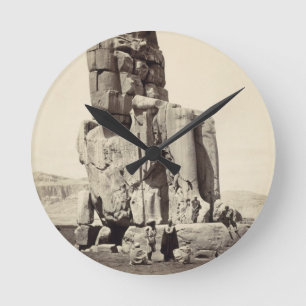 "Den röst- Memnonen", kolossal staty av Amenhotep Rund Klocka