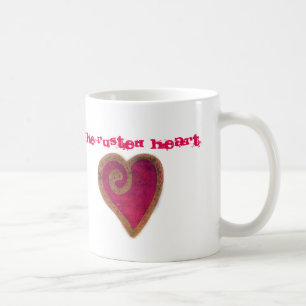 Den rostade hjärtamuggen kaffemugg