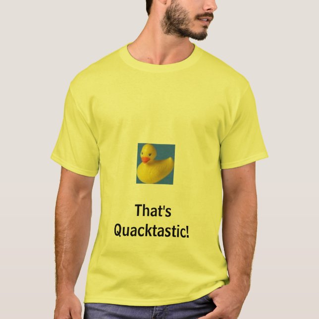den rubber ankan, det är Quacktastic! Tröja (Framsida)