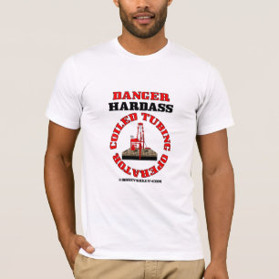 Den rullade ihop rörT-tröja, oilfielden, Tee Shirt