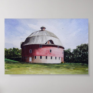 Den runda Barn-poster Poster