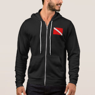Den rynkiga dykare besegrar flagga tee shirt