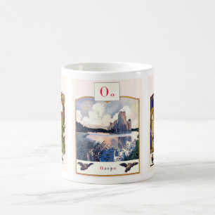 Den ryska alfabetbilden rånar färdigt, #6 av 12 kaffemugg