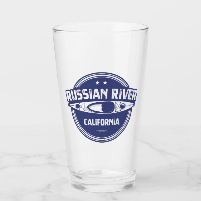 Den ryska floden California Kayaking Glaskopp (Framsida)