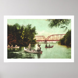 Den ryska floden Healdsburg Poster Print