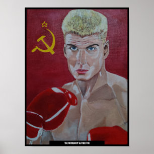 Den ryska målningen av Alfred Fox Poster