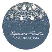 Den ryska marinen Ljus Guld Glitter Bröllop