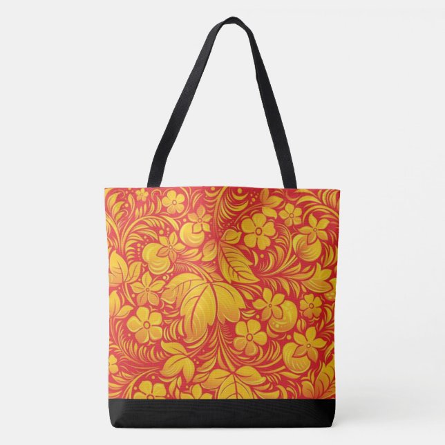 Den ryska prydnaden hänger lös tygkasse (Framsida)