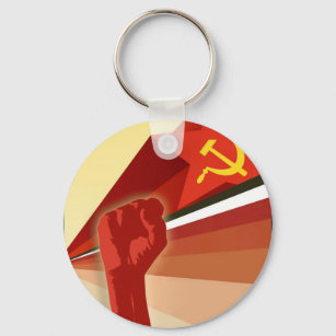 Den ryska Vintagen, kommunistisk propaganda Nyckelring