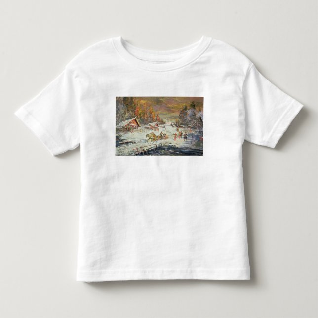 Den ryska vintern 1900-10 t-shirt (Framsida)