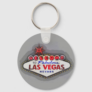 Den sagolika Las Vegas välkomnandet undertecknar Nyckelring