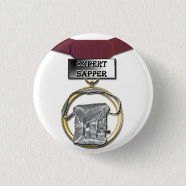 Den sakkunniga Sappermedaljen knäppas Knapp (Framsida)