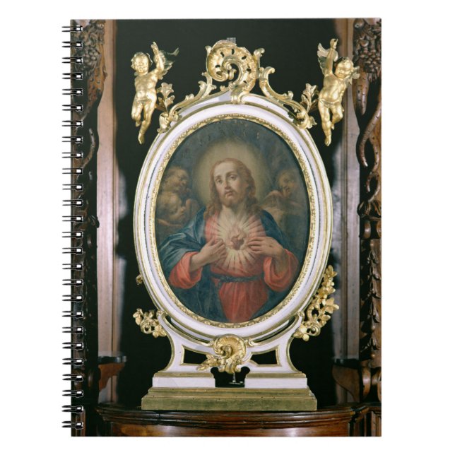 Den sakrala hjärtan av Kristus, från den stiga Anteckningsbok Med Spiral (Framsidan)