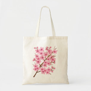 Den Sakura blomman planterar konst Tygkasse