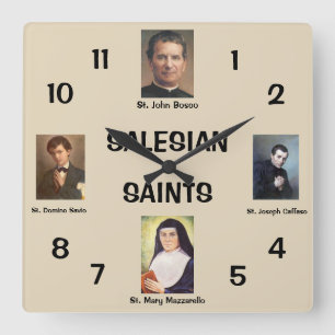 Den Salesian Saintsväggen tar tid på Fyrkantig Klocka