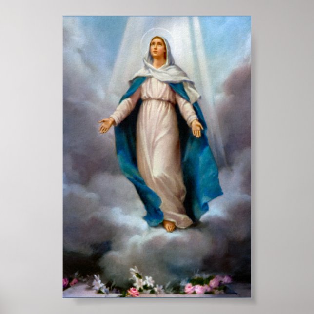 Den saliga jungfru Maria Poster (Framsidan)