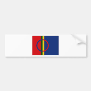 Den Sami flagga Bildekal