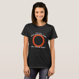 Den sammanlagda sol- förmörkelsen US turnerar 2017 Tee