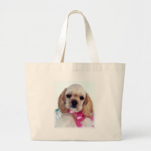 Den sämskskinns- cockerspanielSpanielstranden Jumbo Tygkasse