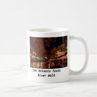 Den San Antonio Texas floden går Kaffemugg