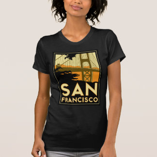 Den San Francisco art déco reser affischen Tee