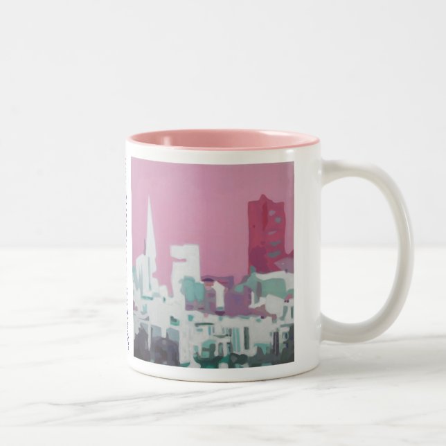 Den San Francisco horisonten Två-Tonad Mugg (Höger)