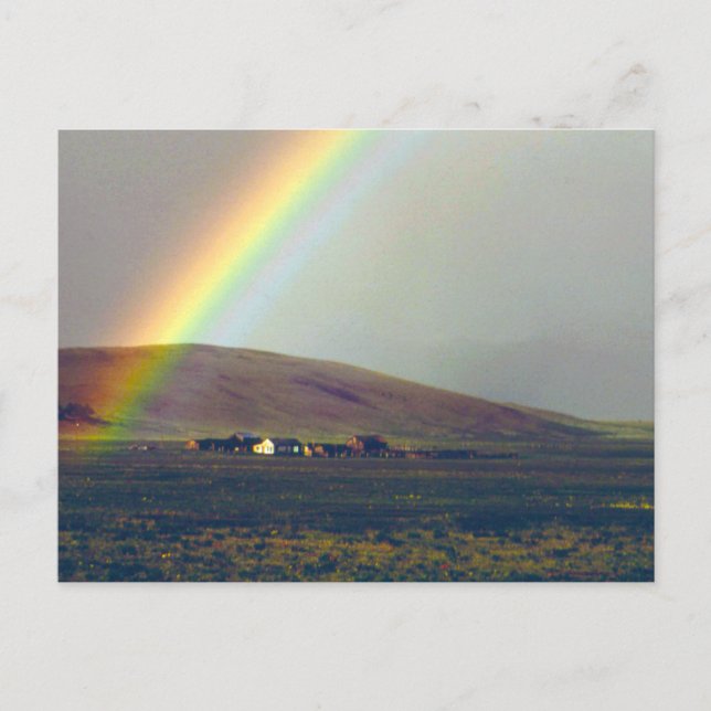 Den San Luis dalen efter regnar Vykort (Framsida)