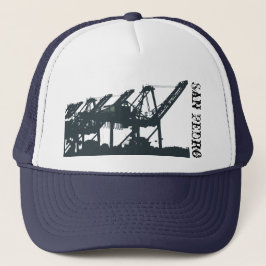 Den San Pedro hamnen sträcker på halsen hatten Keps