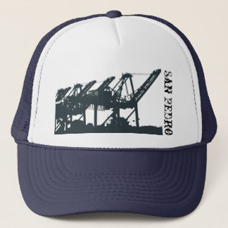 Den San Pedro hamnen sträcker på halsen hatten Keps