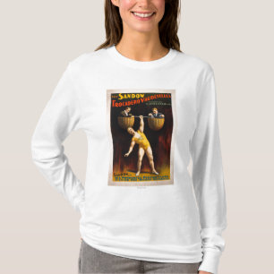 Den Sandow Trocadero Vaudevillesweightliftingen T Shirt