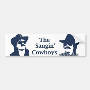Den Sangin Cowboysbildekalet Bildekal