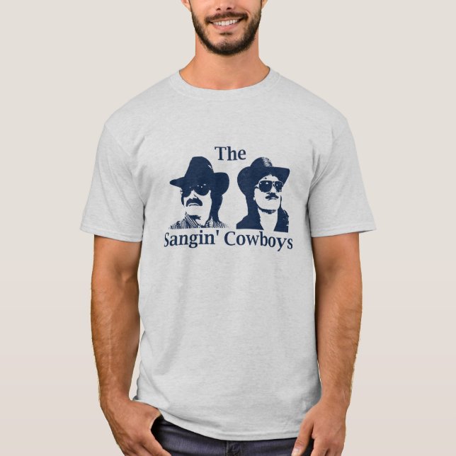 Den Sangin CowboysT-tröja T-shirt (Framsida)
