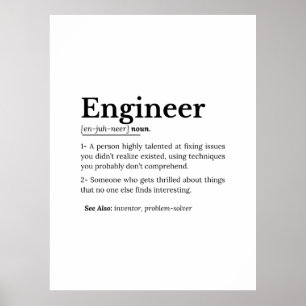 Den sanna innebörden av Ingenjör Poster
