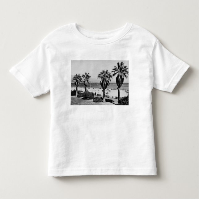 Den Santa Barbara CA-väster stranden beskådar T Shirt (Framsida)