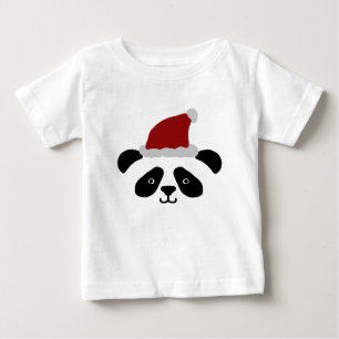 Den Santa pandaen lurar tshirten T-shirt