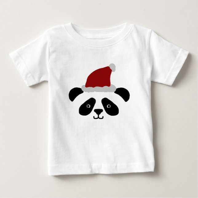 Den Santa pandaen lurar tshirten Tröja (Framsida)