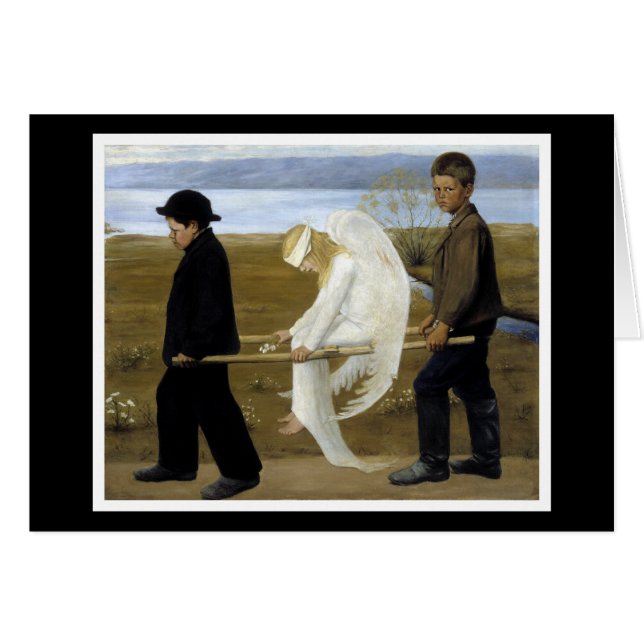 Den sårada ängeln OBS kort (Framsidan Horizontal)