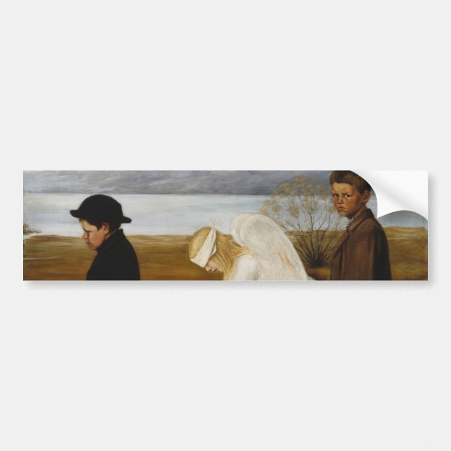 Den sårade ängeln bildekal (Framsidan)