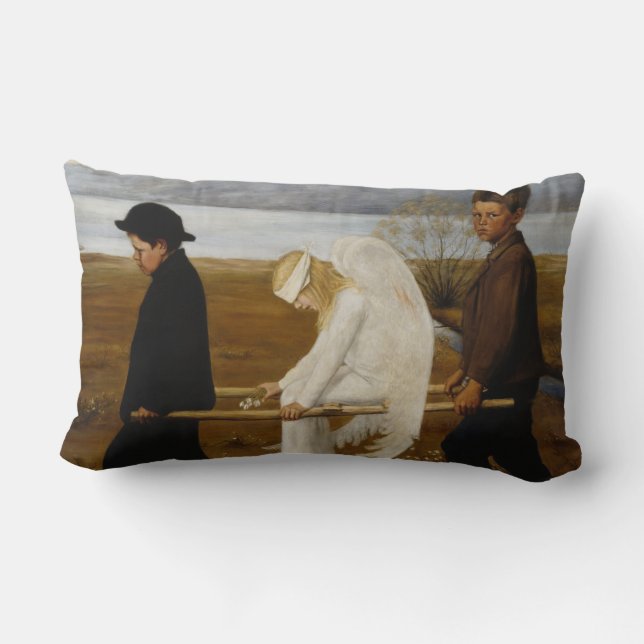 Den sårade ängeln lumbarkudde (Baksida)