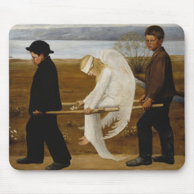 Den sårade ängeln musmatta (Framsidan)