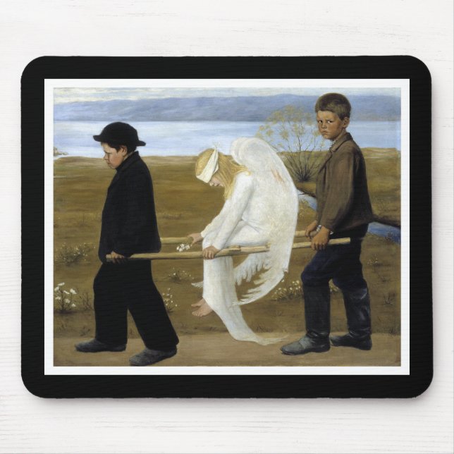 Den sårade ängeln musmatta (Framsidan)