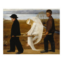 Den sårade ängeln, Simberg