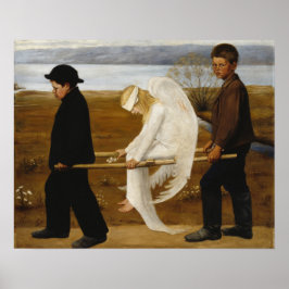 Den sårade ängeln, Simberg  Poster